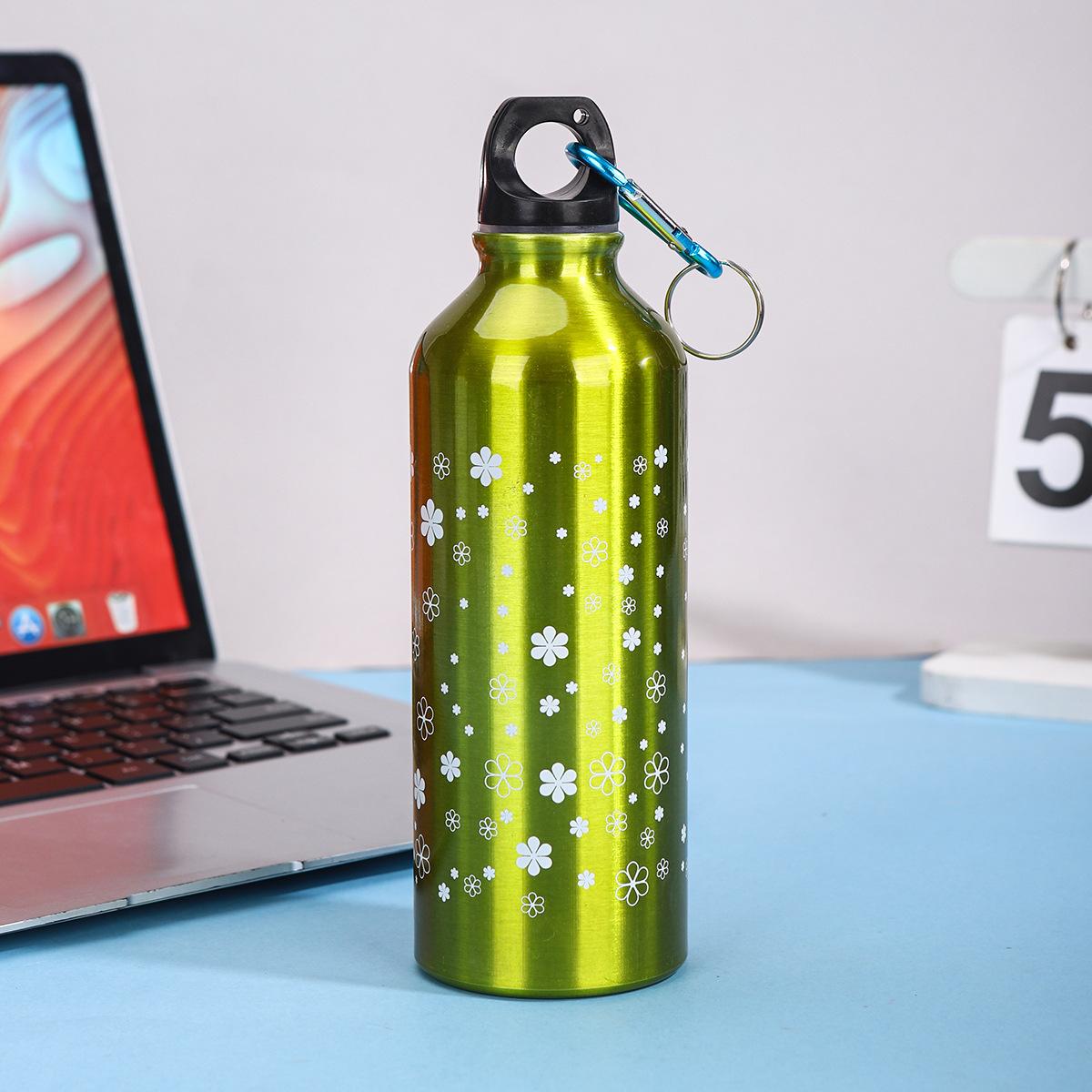 Nuevo simple taza de aluminio portátil de gran capacidad para niños y niñas ciclismo alpinismo botella de regalo taza LOGO al por mayor