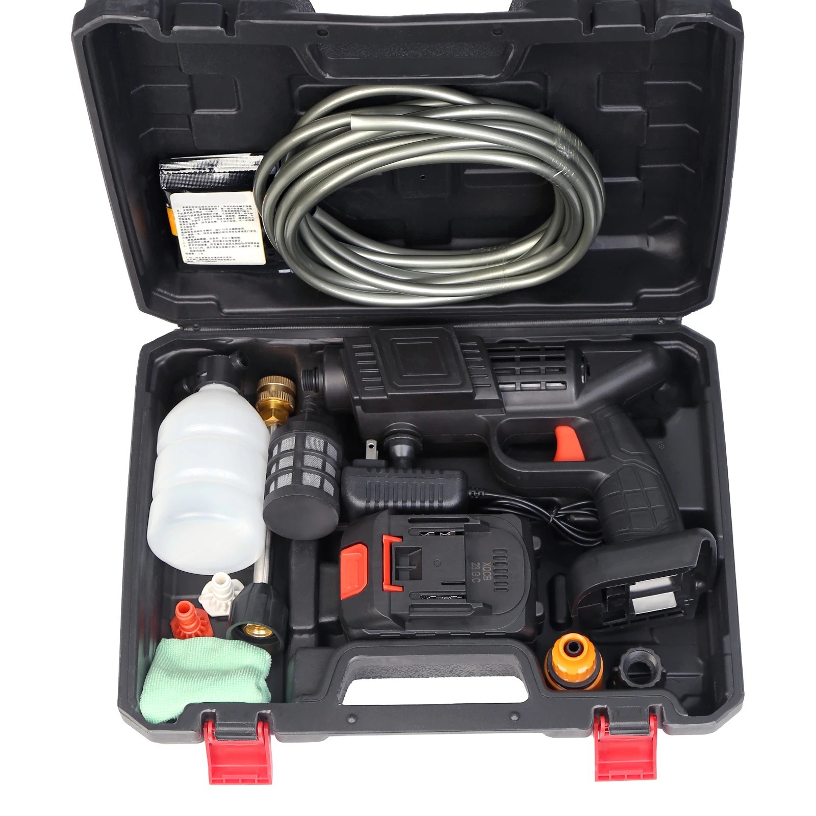 Lavadora de automóviles eléctrica de litio inalámbrica de alta tensión doméstica artefactos mágicos para verter flores pistolas de agua recargables al por mayor comercio exterior