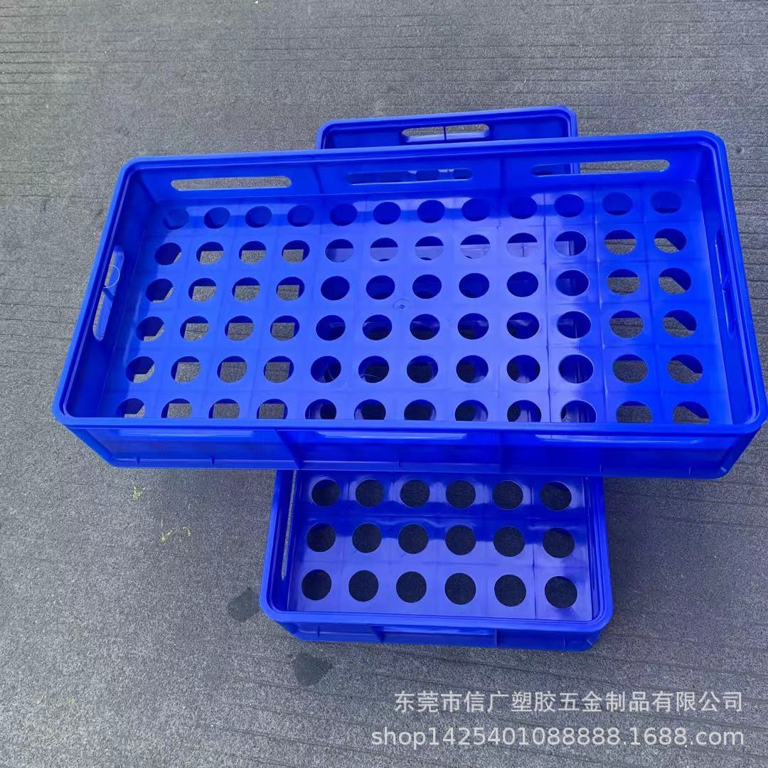 现货供应 50孔装塑料led灯泡周转箱 蜡烛灯周转箱 LED球灯泡箱