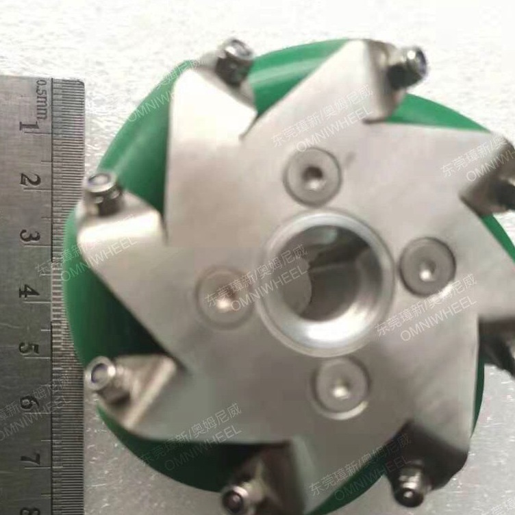 3英寸76mm工业AGV全向轮/麦克纳姆轮(负载50公斤/套)搬运车