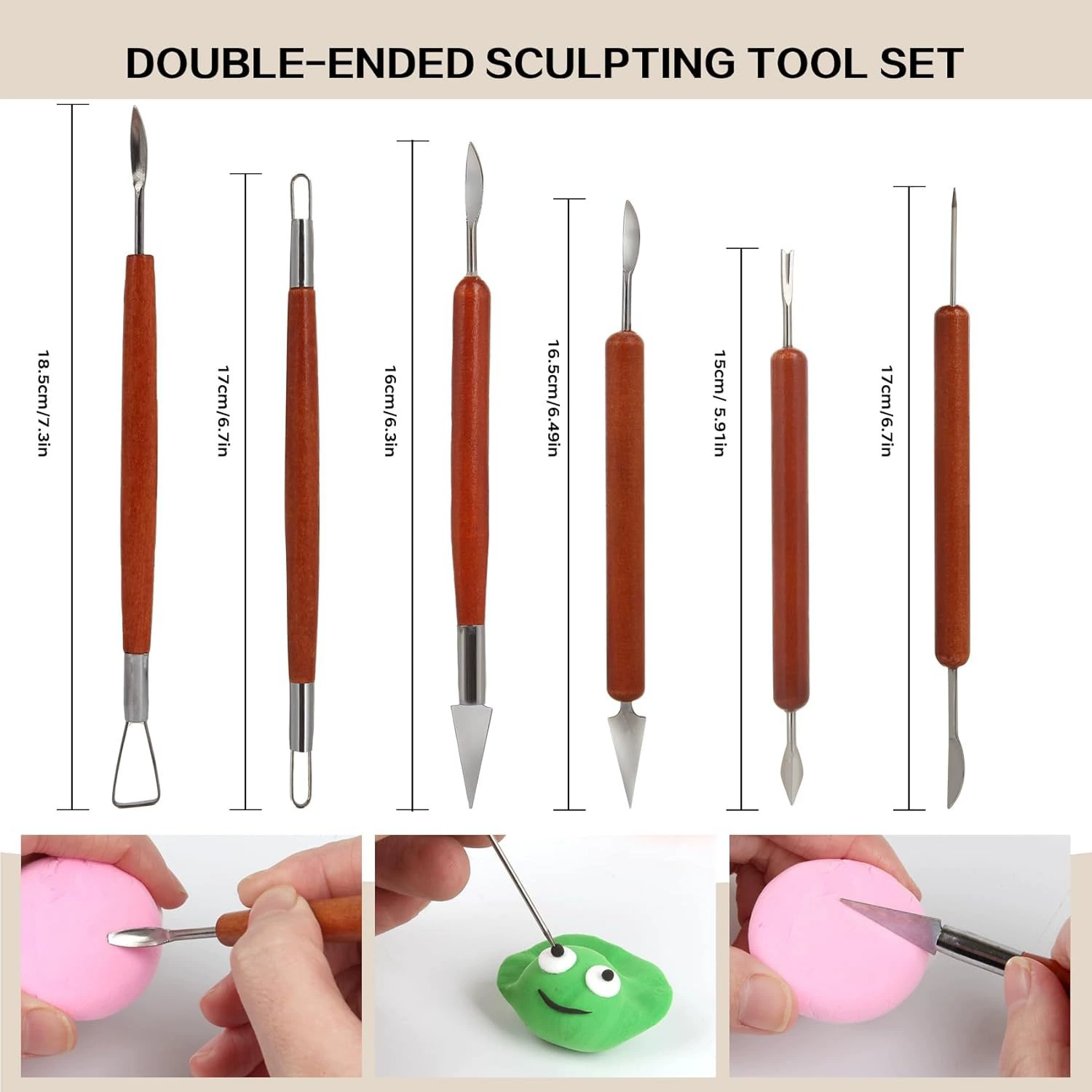 Wooden ceramics, hole puncher, clay, DIY