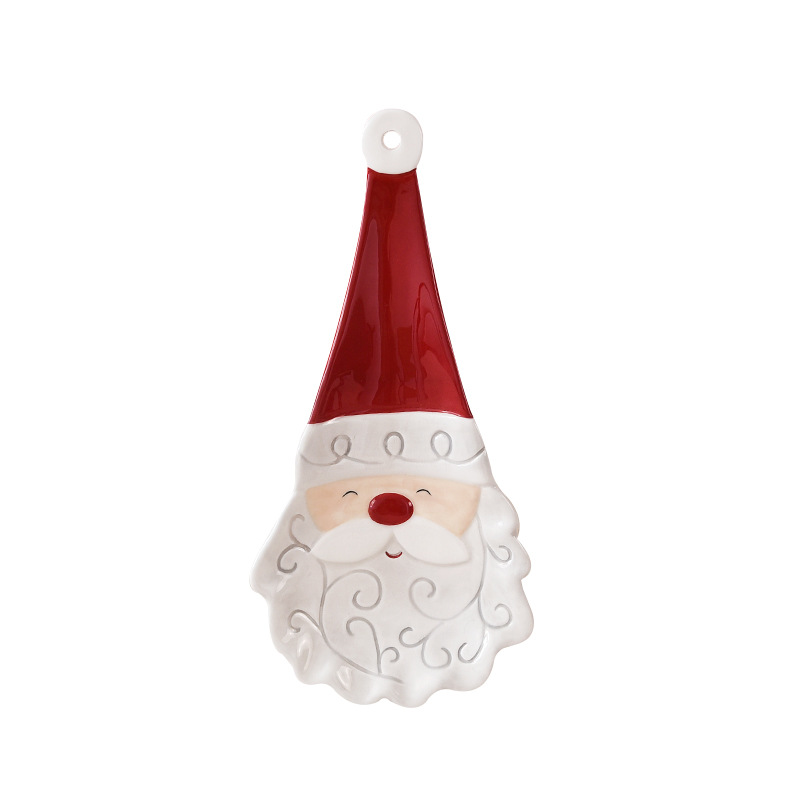 Nórdico Santa cuchara estante cuchara estante cuchara de mesa de comedor palillos cuchara servilletas estante de cocina