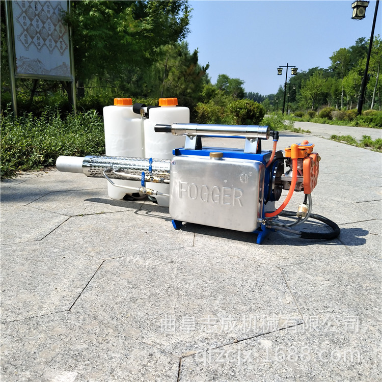 志成养殖场杀菌汽油喷雾器  果园杀虫脉冲式烟雾机  防疫消毒机