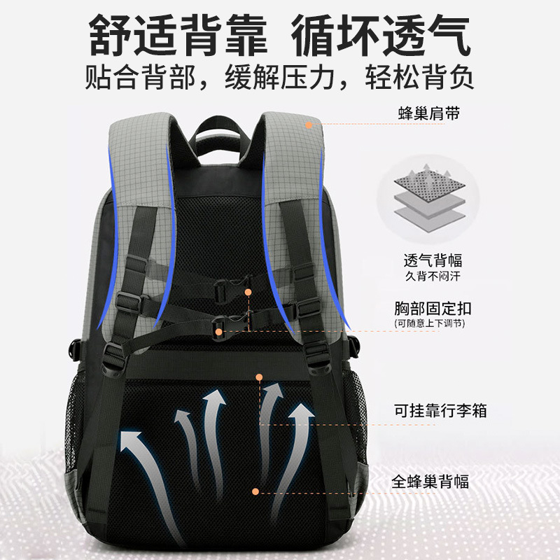Nuevas mochilas transfronterizas, mochila de hombro para hombres, mochila de escuela secundaria, mochila de computadora, mochila de viaje para mujeres