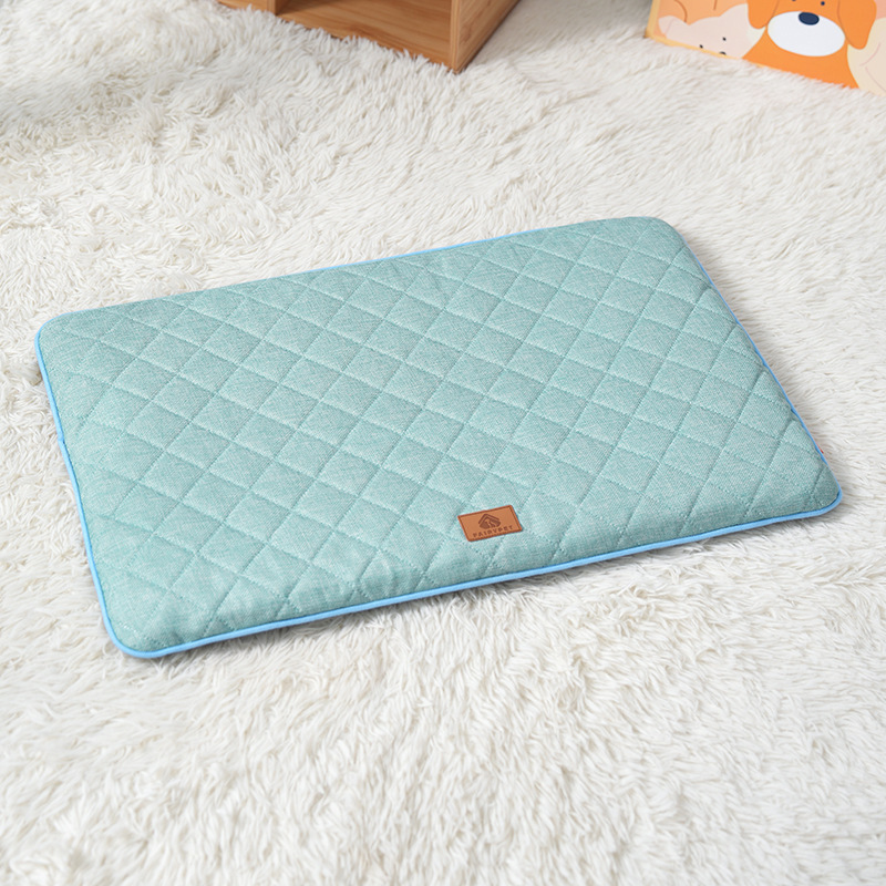 삼베 매트 블루 그린