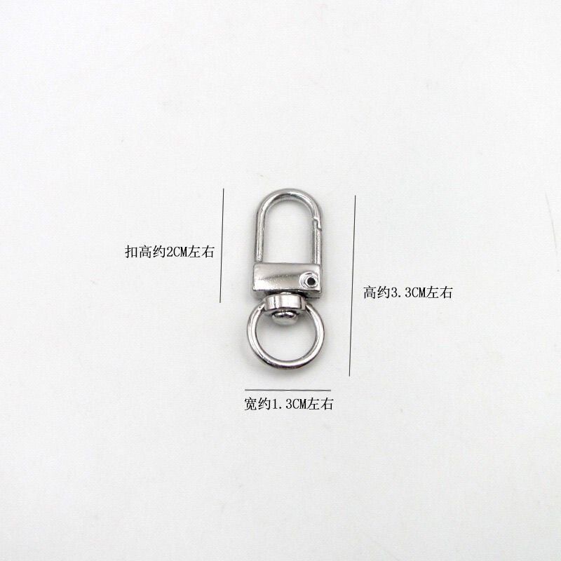 U-Shaped Door Clasp Lobster Clasp Doll DIY Toy Hanging Buckle Bag Chain Buckle Keychain Accessory Metal Hardware Clasp