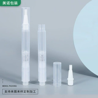 定制3ml粉底液PP分装笔管真空按压笔包化妆品精华液塑料笔包材