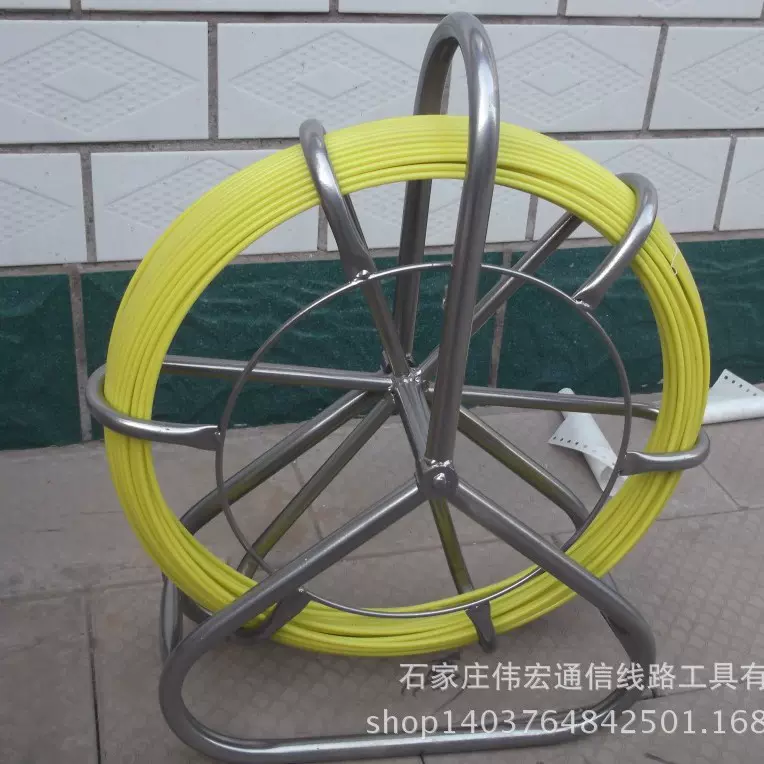 供应6X150玻璃钢穿线器手提穿孔器穿管器墙壁式牵引器高温防护