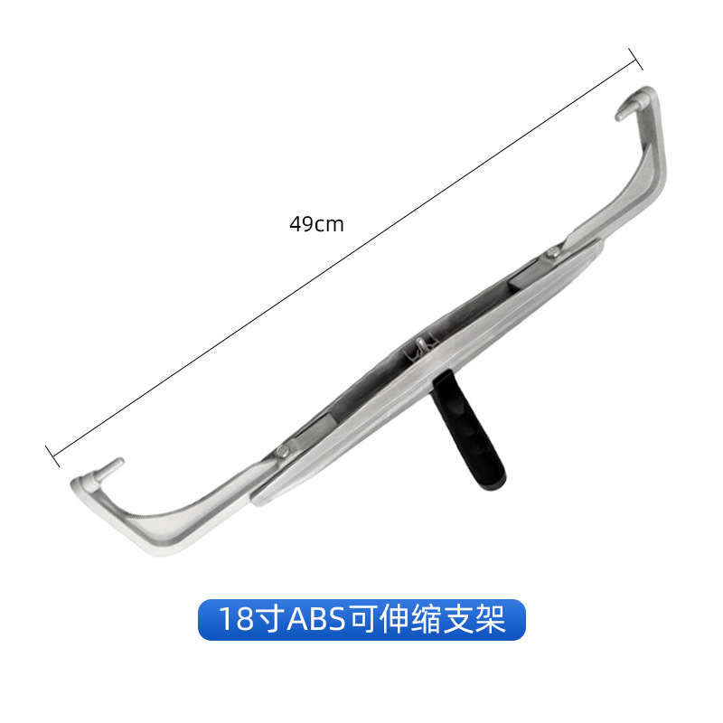 Cepillo de rodillo grande Herramienta de pintura de látex Cepillo de rodillo de 20 pulgadas Cepillo de varilla telescópica Versión extendida Mango de aleación de aluminio