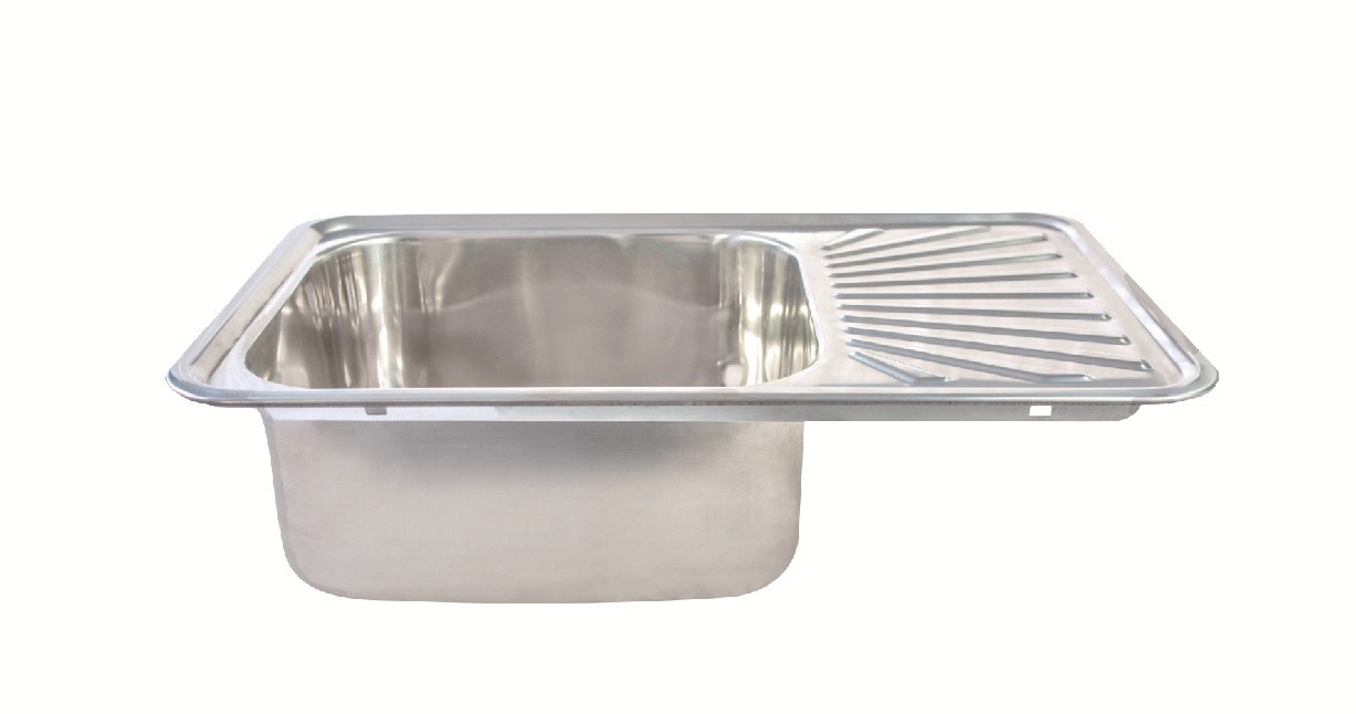 Guangrun genuino acero inoxidable 304 con placa cuadrada fregadero de RV lavabo de GR-628