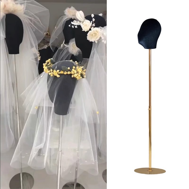 Maniquí de Cabeza para Pelucas y Accesorios de Polietileno
