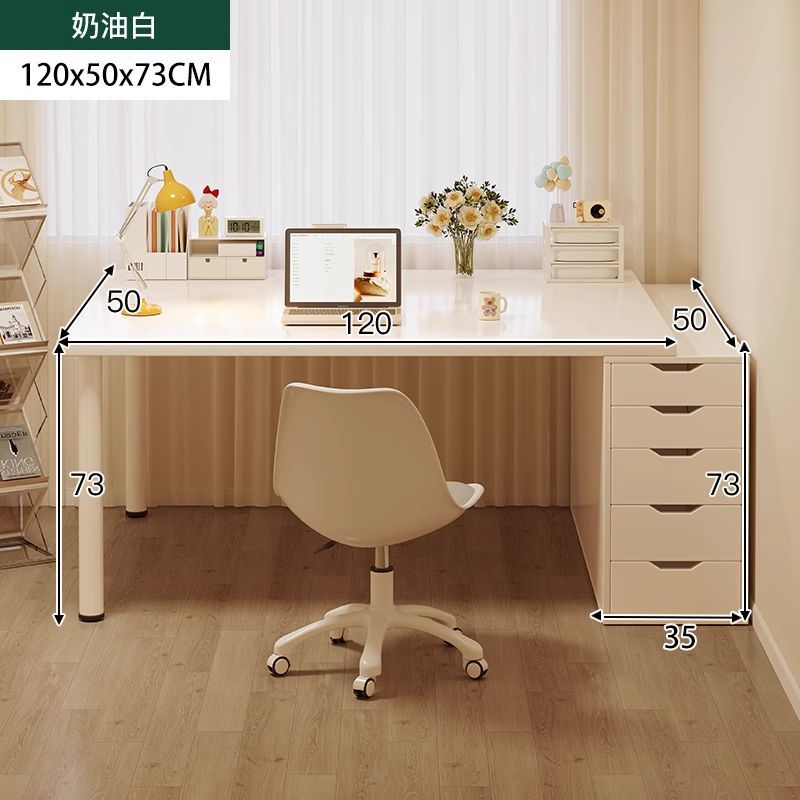 [메인사진] 싱글테이블 120x50cm 화이트