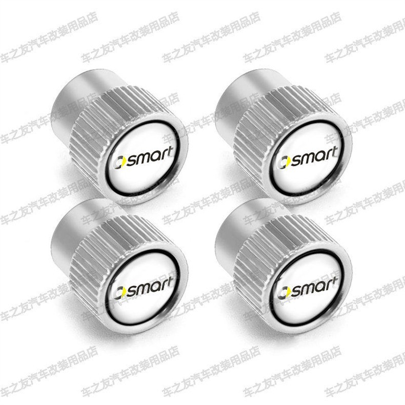 Suitable for Mercedes-Benz Modified Brabus Smart Model 1 and 3 Car Tire Valve Caps