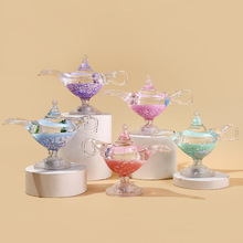 个性创意卡通神灯系列漂浮液体流沙笔筒办公桌面装饰礼品文具批发