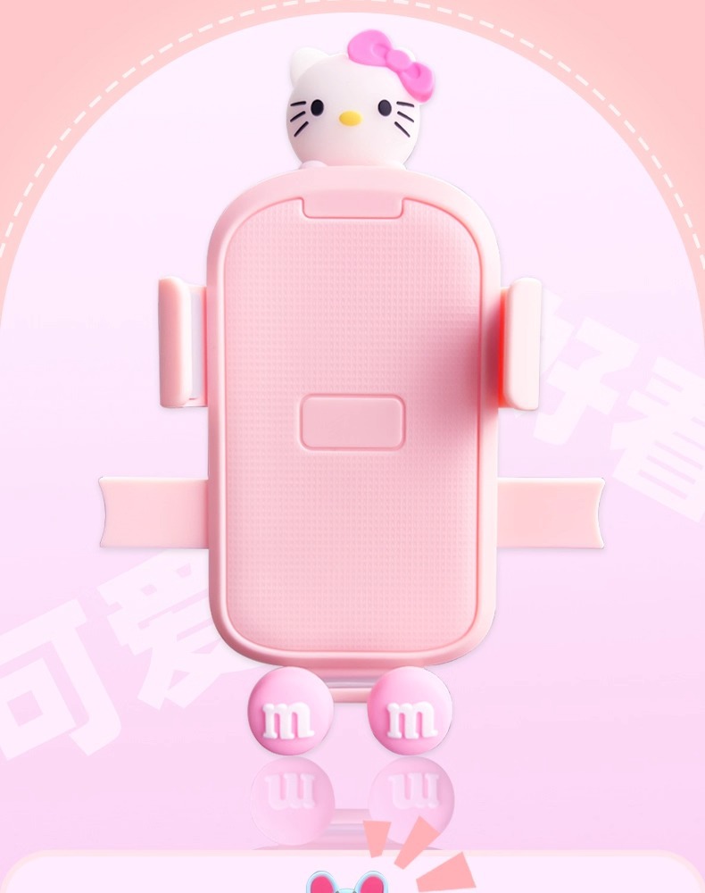 Electric Vehicle Mobile Phone Holder Motorcycle Bicycle Universal Navigation Shock-Proof and Shake-Proof Cute Cartoon Mobile Phone Holder
