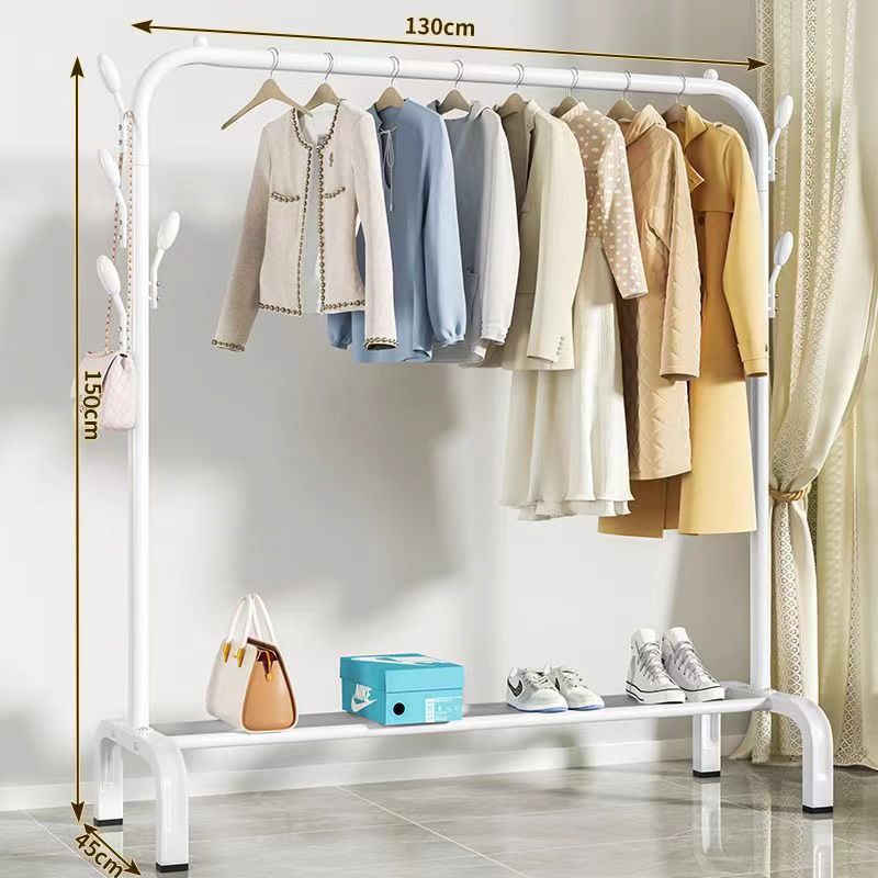 percha de ropa de piso vertical grosor grosor percha de ropa de casa dormitorio balcón barra de secado percha de ropa de secado percha