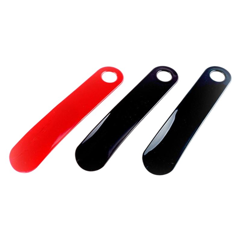 Parte en stock calzador de plástico levantador de zapatos de plástico PP pequeño calzador shoepick shoehorn Bienvenido a productos de muestra