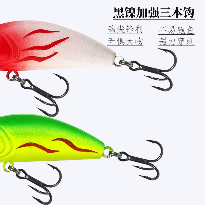 路亚米诺硬饵多色5cm5g水面微物短舌米诺假饵塑料仿真鱼饵批发|undefined