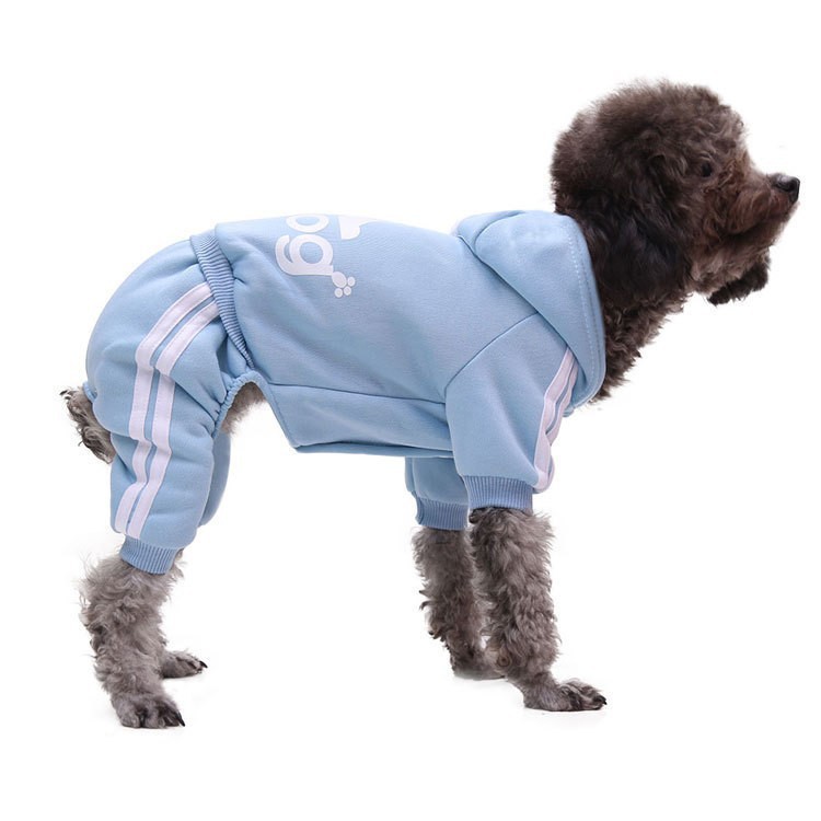 네발 달린 adog 스웨트셔츠 라이트 블루