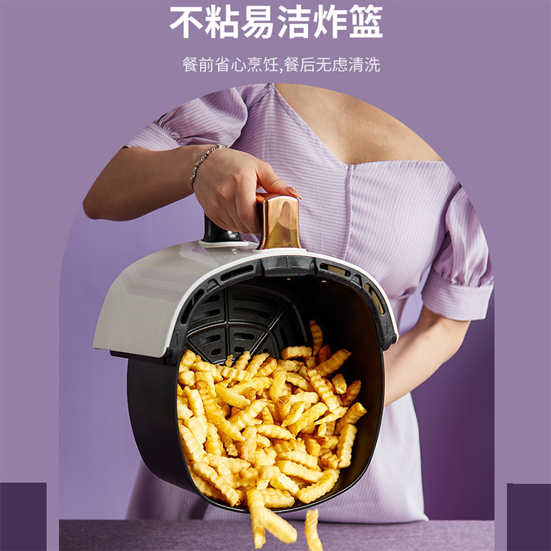 Multifunctional Smart Air Fryer Household Cross-border International Trade Wholesale Large Capacity Electric Fryer Oil-Free Integrated French Fry Machine