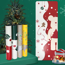 5mm天然橡胶pu瑜伽垫彩色印花2024圣诞打印版吸汗防滑土豪垫个性