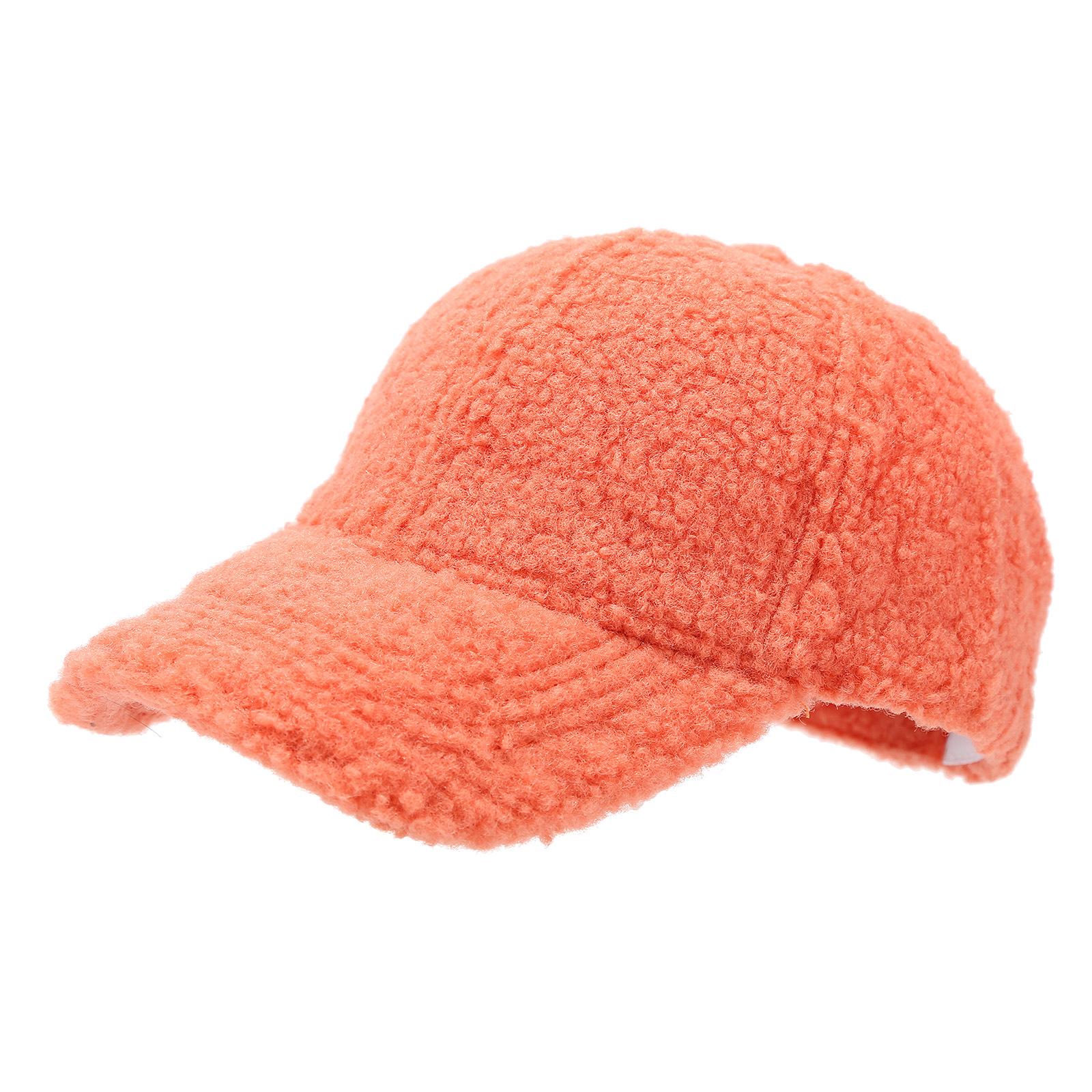 Winter Lamm Wolle Baseball Caps Für Kinder Baby Kinder Warme Dicke Feste Farbe Golf Caps Mädchen Junge Sport Gebogene Krempe Visiere Hut – Detail 22