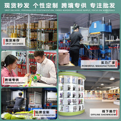 Cross-border exclusive silicone baking gloves with cotton insulation, five-finger gloves, oven, thickened silicone gloves, wholesale