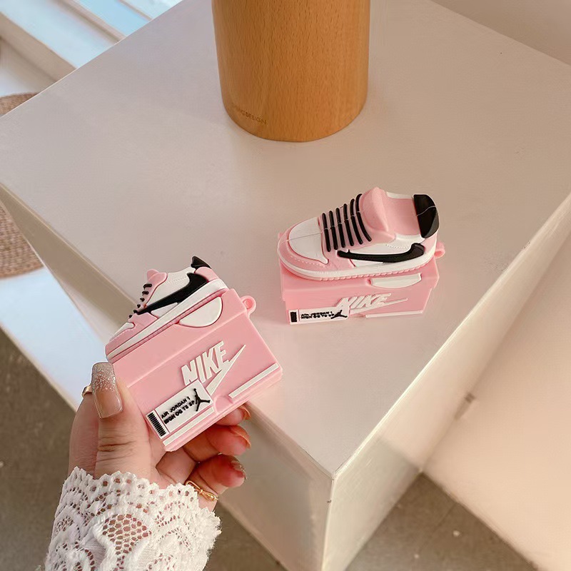 Pink black label shoes + carabiner