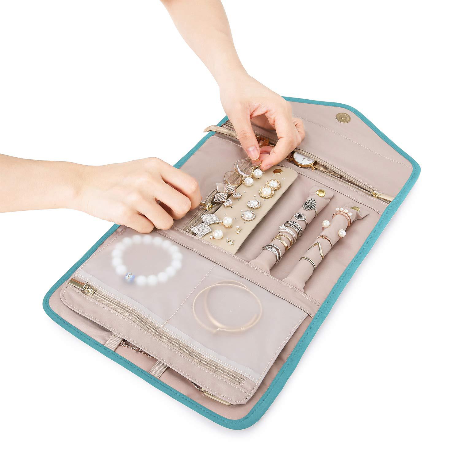 Schmucktasche, neue faltbare Aufbewahrungstasche, modische Make-up-Tasche, Aufbewahrung von Schmucktaschen_voghion.com