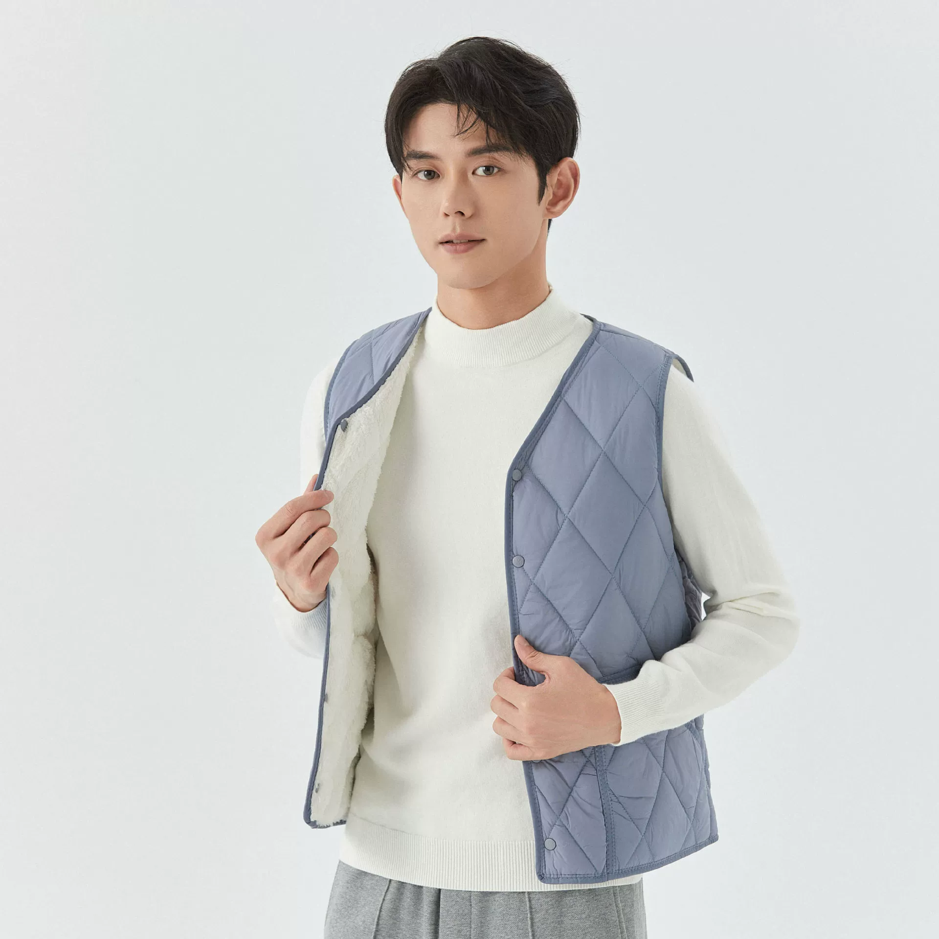 Demi-season keep warm vest, short liner