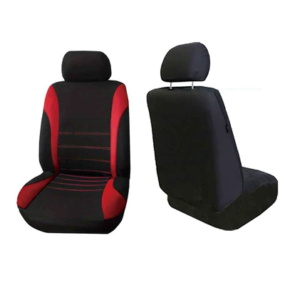 Universal seat cover All Seasons with Waistline Design - red-single-seat-general