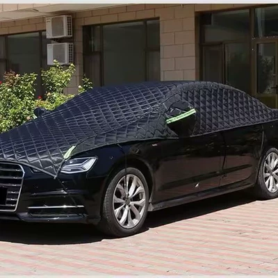Rain Protection Sunshade Half Body Car — Car snow shield
