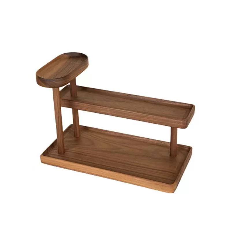 Wooden table cosmetic perfume, storage system, light luxury style