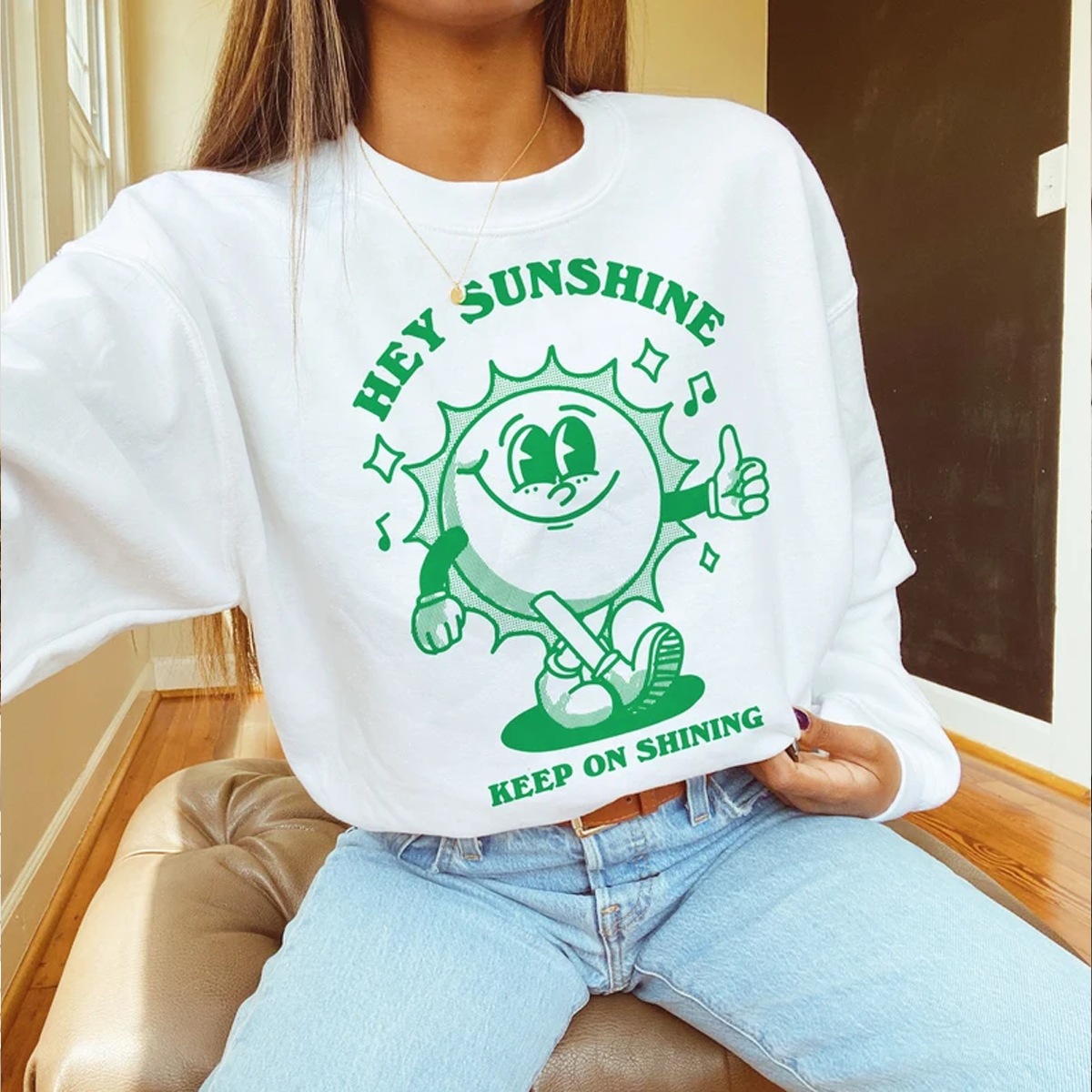 Aesthetic Woman Sweatshirt ndy Sweater VSCO Jumper Aesthetic