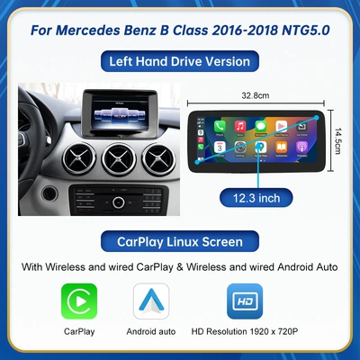 Cla Gla Ntg5.0 System | Car display - 123inch-screens-suitable-for-class-b-2013-2015-ntg-50-system-left-hand-drive-vehicles