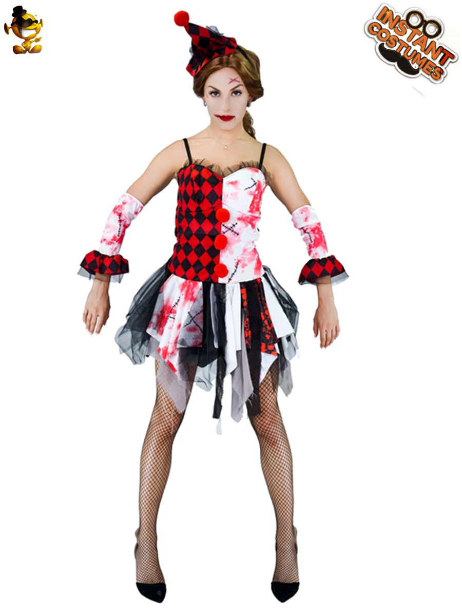 Disfraz de disfraces de Halloween traje de rendimiento Cosplay sangriento Zombie vampiro juego traje