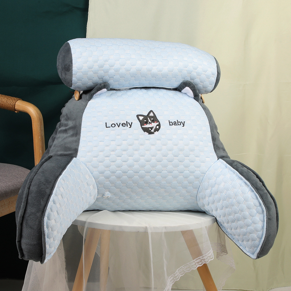 De dibujos animados de frijol de hielo cojín del sofá cojín de oficina en casa cintura almohada de peluche de juguete femenino Regalo de Cumpleaños lote