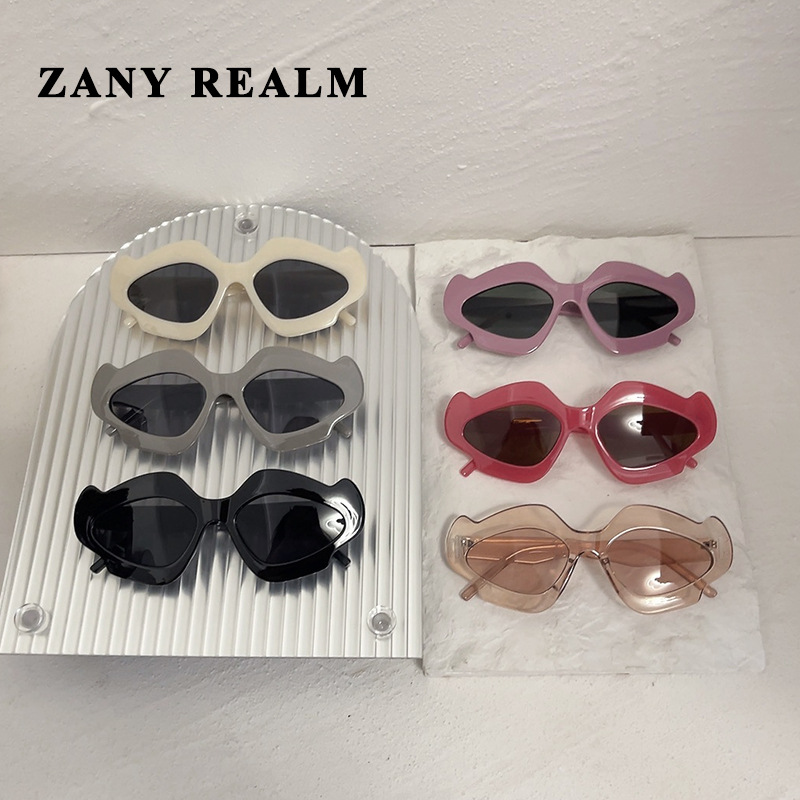 Nuevo Comercio exterior divertido llama gato ojo gafas de sol retro chica caliente streetstyle Senior gafas de sol fabricantes ahora