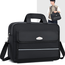 男士笔记本电脑包大容量牛津布耐用单肩斜挎包上班通勤手提公文包