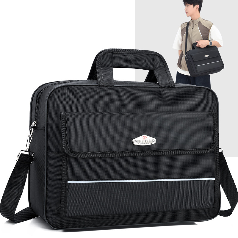 Men's Laptop Bag Large Capacity Oxford Cloth Durable Shoulder Crossbody Bag Work Commuting Portable Briefcase Men's Laptop Bag Large Capacity Oxford Cloth Durable Shoulder Crossbody Bag Work Commuting Portable Briefcase