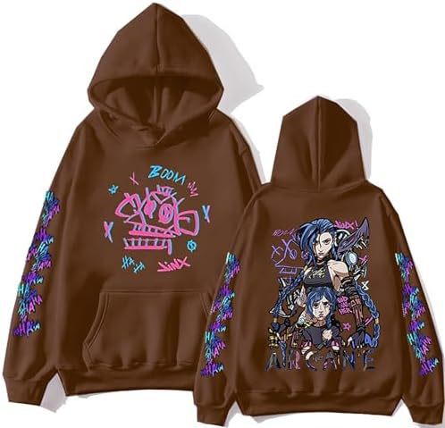 Sudadera transfronteriza AliExpress Arcane jinx Hoodie Novelty Graphic Long Sleeve