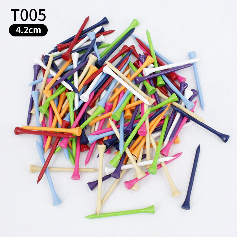 Venta caliente transfronteriza de uñas de golf de madera de protección del medio ambiente Tee Golf suministros fábrica al por mayor