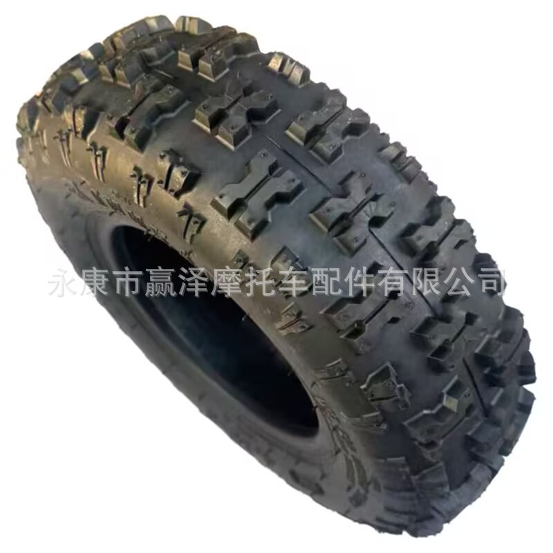 四轮电动沙滩车配件卡丁车4.10-6寸蝴蝶花越野真空轮胎