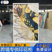 外贸出口印花衣柜钢制更衣柜铁皮储物柜卧室儿童收纳柜家用推拉柜