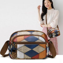 Color Matching Small Square Bag for Women 2024 New Fashion Female Bag Chic Trendy Niche Lady Shoulder Crossbody Bag 