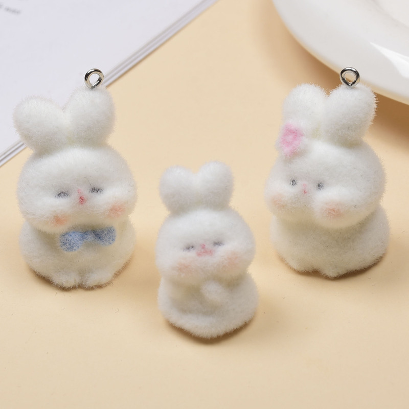 韓国のかわいい植毛小動物キーホルダーペンダント手作り DIY 携帯電話チェーンバッグペンダントアクセサリー|undefined