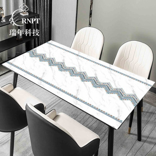 Factory direct corrugated rectangular table mat coffee table mat waterproof oil-proof PVC plastic table mat