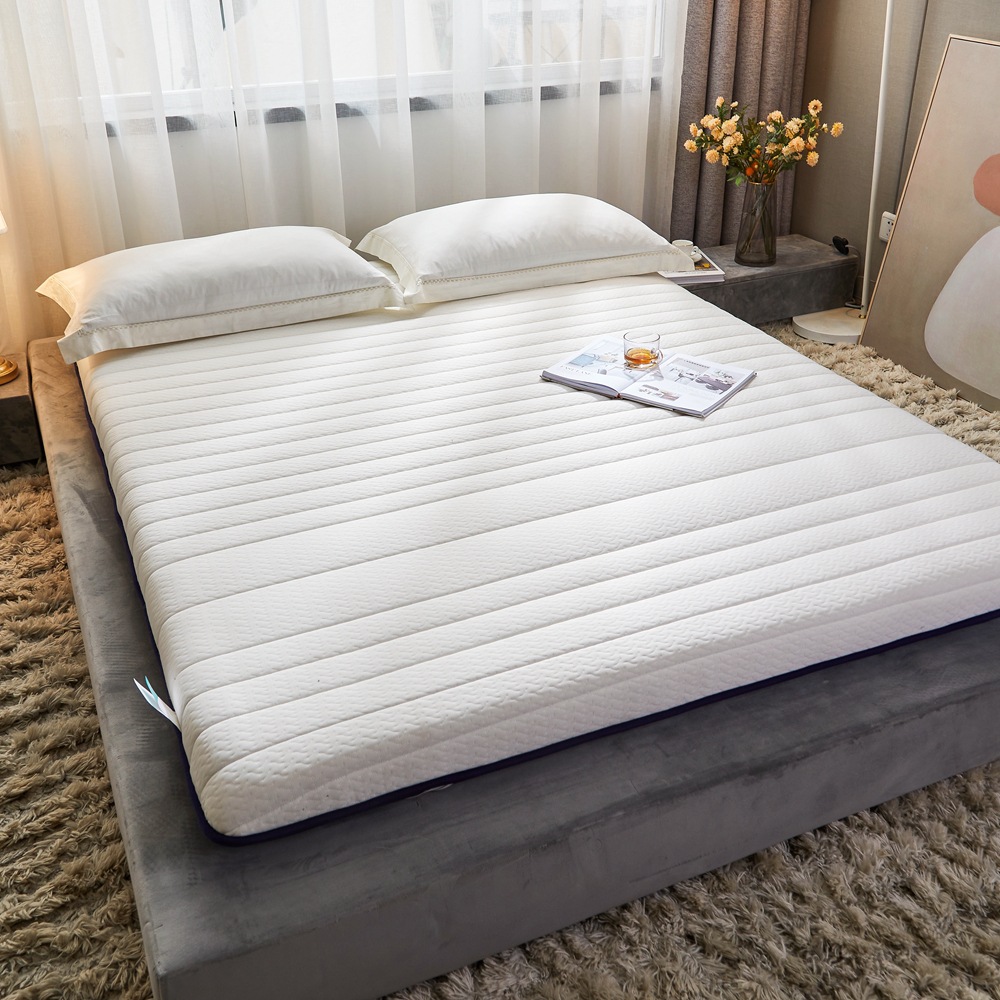 加厚5cm乳胶宾馆酒店软床垫学生宿舍可折叠床褥单双人床护垫批发