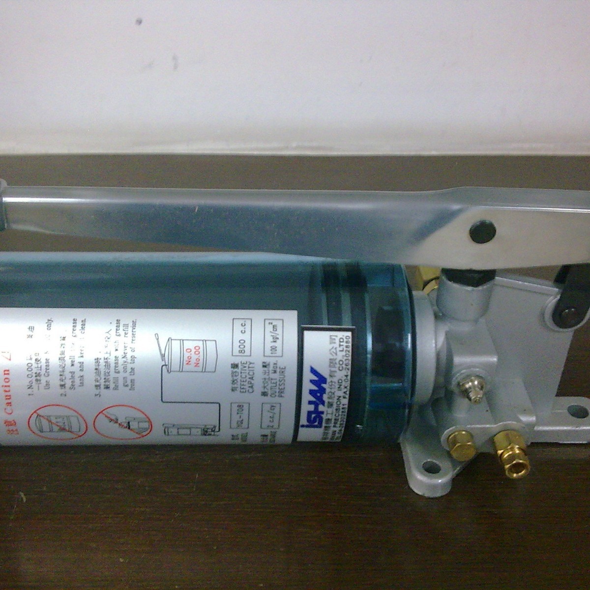 【原装正品】台湾裕祥ISHAN手动黄油泵YGL-T08 手拉式黄油润滑泵