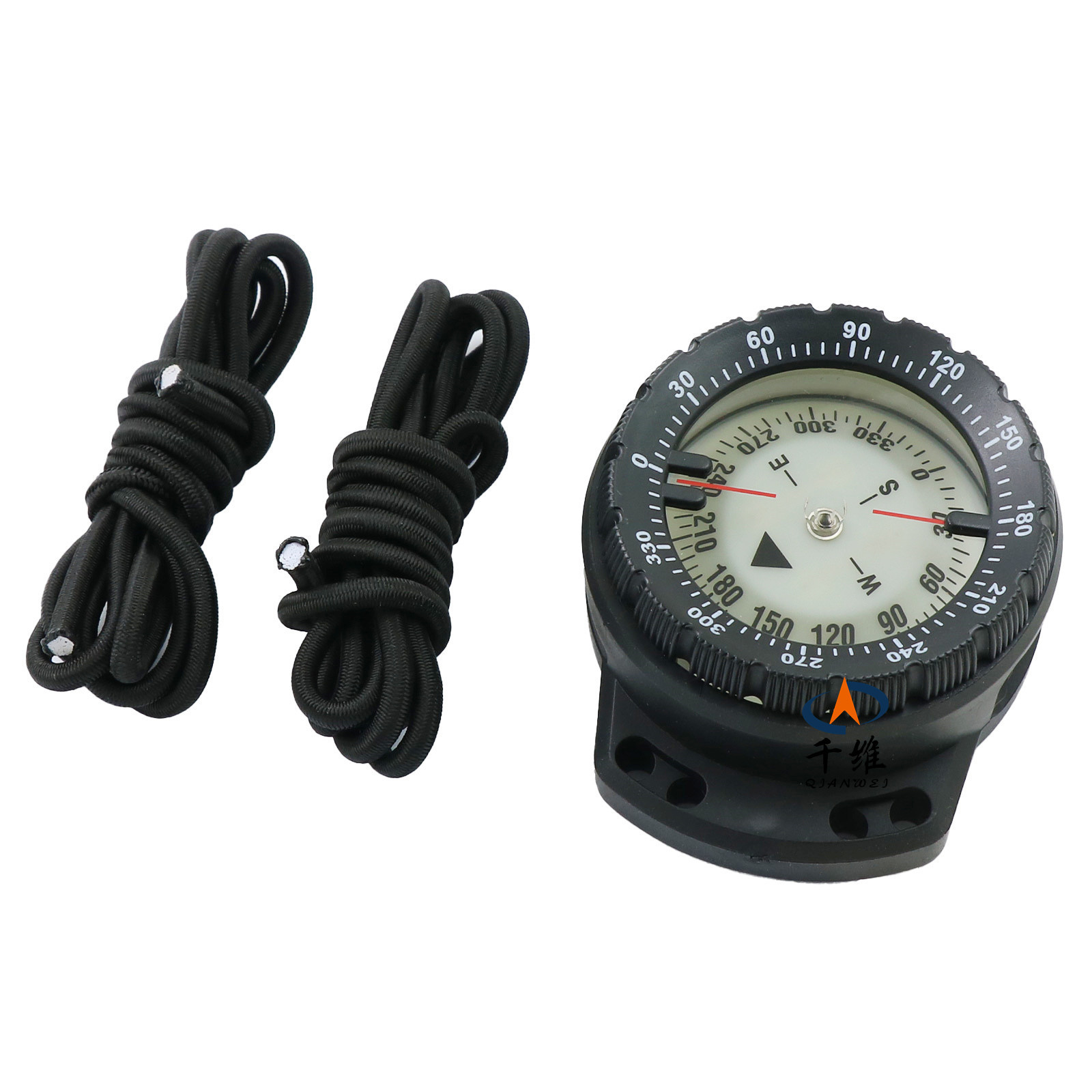 Nuevo producto sumergible fuerte magnético 50 m cuerda elástica brújula brújula brújula bajo el agua con brújula impermeable luminosa en stock